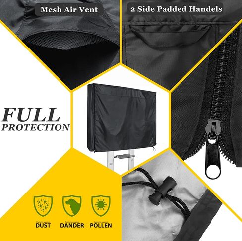 SELUGOVE Mobile TV Stand Cover, Suitable For 45-60 Inches Mobile TV Cart, Waterproof, Weatherproof and Dust-Proof TV Screen Protectors in Saudi Arabia