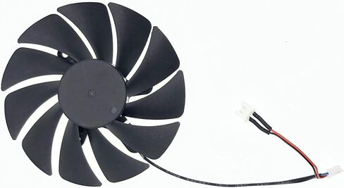 مروحة تبريد بطاقة الرسومات LEYEYDOJX الجديدة PLA09215B12H لأجهزة Lenovo/Dell RTX 3060 3070 3080 3090 (يسار + يمين) DC12V 0.55A مروحتان!! in Kuwait