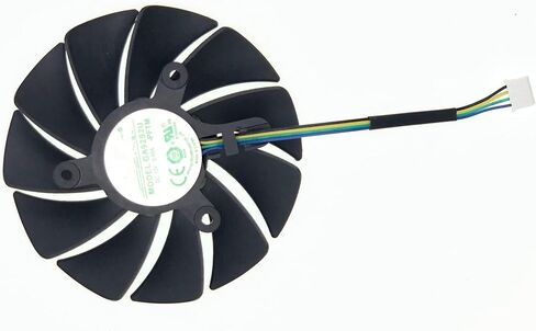 مروحة تبريد بطاقة الرسومات LEYEYDOJX الجديدة PLA09215B12H لأجهزة Lenovo/Dell RTX 3060 3070 3080 3090 (يسار + يمين) DC12V 0.55A مروحتان!! in Kuwait