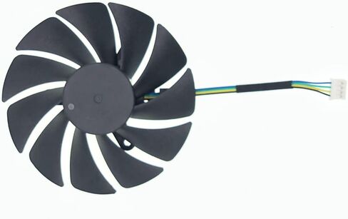 مروحة تبريد بطاقة الرسومات LEYEYDOJX الجديدة PLA09215B12H لأجهزة Lenovo/Dell RTX 3060 3070 3080 3090 (يسار + يمين) DC12V 0.55A مروحتان!! in Kuwait