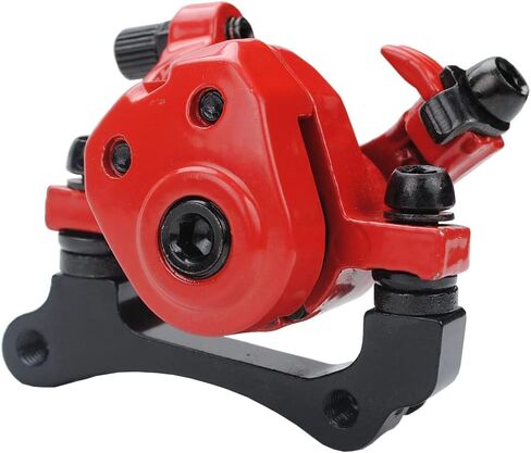 A Pair Red 51MM Brake Caliper Electric Scooter Mechanical Disc Brake Right Side for 8in 10in m365 Electric Scooter 120-140-160MM Brake disc in Saudi Arabia
