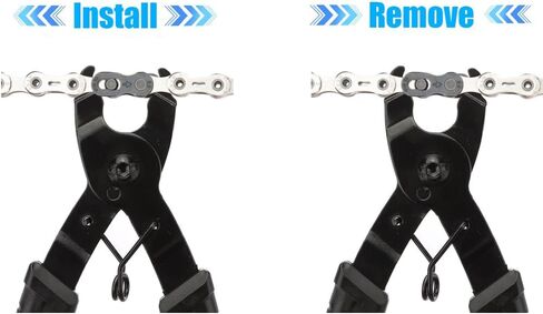 Bike Link Pliers, Bike Chain Pliers Master Link Pliers Bike Chain Removal Tool 2 in 1 Opener Closer Plier Compatible with All Speed Bicycle Master Link Pliers in Kuwait