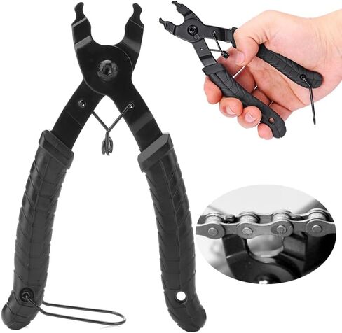 Bike Link Pliers, Bike Chain Pliers Master Link Pliers Bike Chain Removal Tool 2 in 1 Opener Closer Plier Compatible with All Speed Bicycle Master Link Pliers in Kuwait