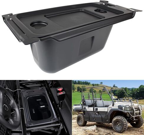 صندوق تخزين تحت المقعد CPOWACE متوافق مع 2015-2023 Kawasaki Mule PRO-FX FXR FXT DX DXT ملحقات مجموعة صندوق تخزين تحت المقعد لاستبدال درج منظم 99994-1463 in Kuwait