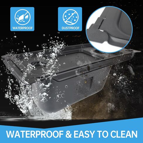 صندوق تخزين تحت المقعد CPOWACE متوافق مع 2015-2023 Kawasaki Mule PRO-FX FXR FXT DX DXT ملحقات مجموعة صندوق تخزين تحت المقعد لاستبدال درج منظم 99994-1463 in Kuwait