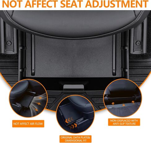 GSYLCMKP 2 قطعة صندوق منظم تخزين تحت المقعد لطراز تسلا Y 2023، صندوق TPE منظم صينية تخزين طراز تسلا Y ملحقات 2023 in Kuwait