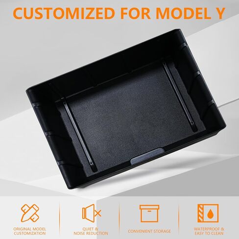 GSYLCMKP 2 قطعة صندوق منظم تخزين تحت المقعد لطراز تسلا Y 2023، صندوق TPE منظم صينية تخزين طراز تسلا Y ملحقات 2023 in Kuwait