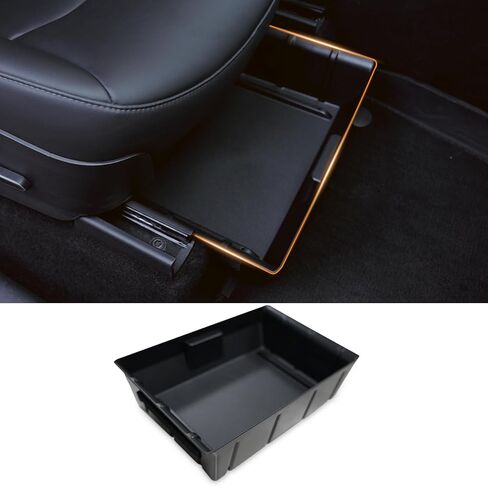GSYLCMKP 2 قطعة صندوق منظم تخزين تحت المقعد لطراز تسلا Y 2023، صندوق TPE منظم صينية تخزين طراز تسلا Y ملحقات 2023 in Kuwait