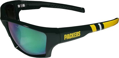Siskiyou Sports NFL Green Bay Packers Unisex Edge Wrap Sunglass and Bag Set, Team Colors, One Size (FESG115EB-GR) in Saudi Arabia