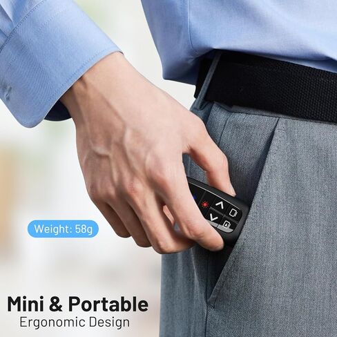 جهاز عرض لاسلكي BESTFIRE 2 في 1 USB من النوع C لبرنامج PowerPoint، خفيف الوزن يصل إلى 2 أوقية، جهاز عرض عن بعد بتردد 2.4 جيجا هرتز لأجهزة Mac/Windows/Linux، الكمبيوتر/الكمبيوتر المحمول، PPT/Keynote in Kuwait