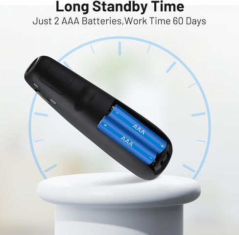 جهاز عرض لاسلكي BESTFIRE 2 في 1 USB من النوع C لبرنامج PowerPoint، خفيف الوزن يصل إلى 2 أوقية، جهاز عرض عن بعد بتردد 2.4 جيجا هرتز لأجهزة Mac/Windows/Linux، الكمبيوتر/الكمبيوتر المحمول، PPT/Keynote in Kuwait