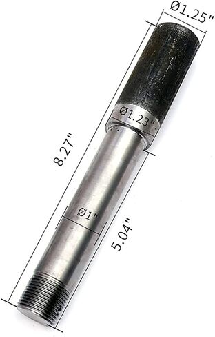 UCUT 5-Bolt على 4-1/2 "مجموعة تجميع محور المقطورة الدائرية مع عمود دوران مستقيم ومحامل 1" in Kuwait