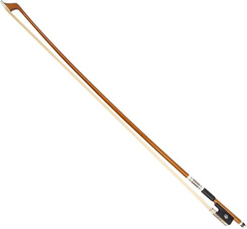 MI&VI CB-820 قوس التشيلو الاحترافي المصنوع يدويًا 4/4 (الحجم الكامل) مع علبة القوس متضمنة | جبل لف الفضة | متوازن | الوزن المثالي | شعر الحصان المنغولي - موسيقى MIVI in Kuwait