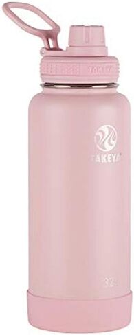 Takeya Actives Insulated Stainless Steel Water Bottle with Spout Lid, 24 Ounce, Midnight Blue in Saudi Arabia
