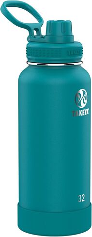 Takeya Actives Insulated Stainless Steel Water Bottle with Spout Lid, 24 Ounce, Midnight Blue in Saudi Arabia