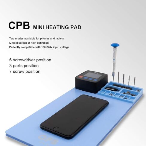 Heating Pad Compatible with iPad iPhone Smartphone LCD Screen Separator Machine Repair Tools Heat Plate in Kuwait