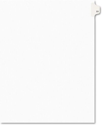 AVE01051 - Avery Avery-Style Legal Side Tab Divider in Saudi Arabia