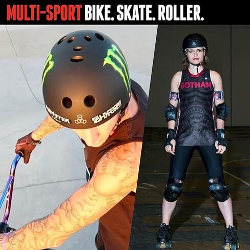 Triple Eight The Certified Sweatsaver Helmet for Skateboarding, BMX, Roller Derby and Roller Skating, Silver Glitter, L/XL in Saudi Arabia