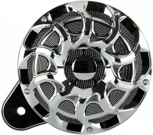 Eagle Lights ELH-C 120 ديسيبل SONICSHIELD Horn لموديلات Harley Davidson مع بوق تثبيت جانبي (كروم) in Kuwait