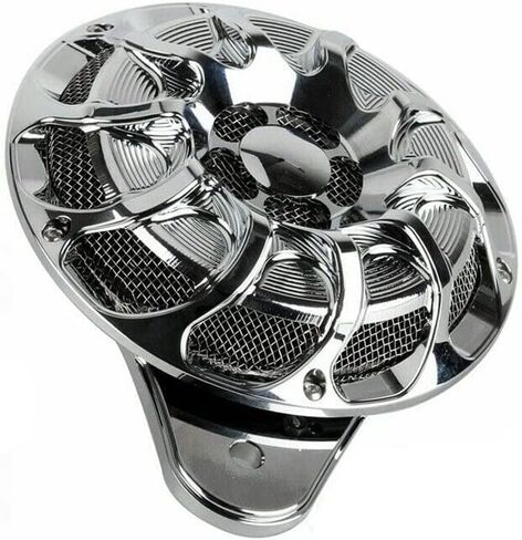 Eagle Lights ELH-C 120 ديسيبل SONICSHIELD Horn لموديلات Harley Davidson مع بوق تثبيت جانبي (كروم) in Kuwait