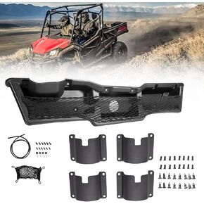 A & UTV PRO Under Dash Storage Box & 4PCS Door Cup Holders for Honda Pioneer 1000-5 2014-2024, 1000-3 Seater 3P 5P Under Dashboard Storage Pocket Accessories, Replace # 08L71-HL4-F00, # 08U70-HL3-A40