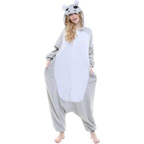 CANASOUR Halloween Custume Adult Anime Unisex Cow Polyster Women's Onesie Costume