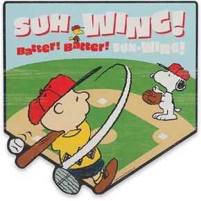 Peanuts Snoopy and Woodstock Hug Wood Wall Decor - Fun Snoopy Wall Art for Kids' Bedroom or Play Room
