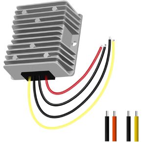 Boost Converter 48v 6A 288W 12V to 48V Step Up Converter Waterproof Module for Trucks, Vehicles, Boats DC Converter Regulator Power Adapter