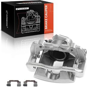 A-Premium Disc Brake Caliper Assembly with Bracket Compatible with Select Mercedes-Benz Models - W204/S204 C250 2012-2015, W204 C300 2009-2012 - Front Left Driver Side