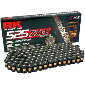 RK Racing Chain BL525ZXW-120 Black Scale 120 Link XW-Ring Premium High Performance Chain with Connecting Link