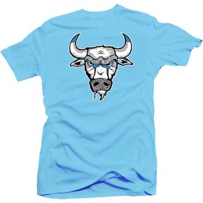 SNELOS Shirt Match Sneaker Jordan 3 UNC Cement Match Jordan tee