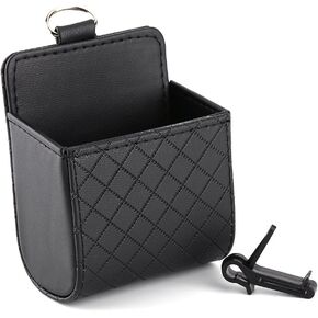 Car Seat Gap Filler, Car Air Vent Storage Bag Organizer Storage Bag Phone Case Box Holder Pocket Black Car Mount Pouch Bag Box Tidy Storage Key Case