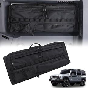 Left and Right Car Window Storage Bag Compatible with Ineos Grenadier 2020-2024 Multi-Compartment Rear Window Side Storage Bags Interior Storage Accessories