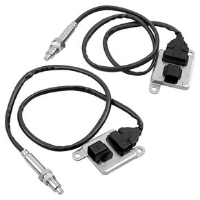 HQPASFY 5WK96645H 5WK96631H Inlet & Outlet NOx Sensor 12671387 12671388 Nitrogen Oxide Sensor Compatible with Chevy Express Silverado, GMC Savana Sierra 2500 3500 4500 6.6L Diesel