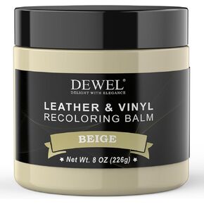 Brown Leather Repair Kit, Professional Vinyl Repair Kit for Furniture, Couches, Car Seat and Purse, Advanced Leather Repair Paste with Tools, Restore Leather Scratch, Tears, Burn Holes