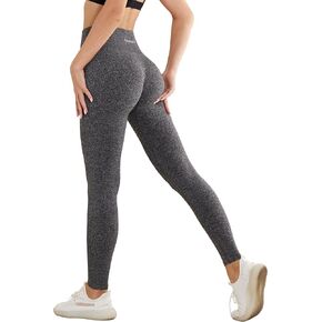 Women's Tummy Control Seamless Leggings, High Waisted Workout Leggings for Women, No Front Seam Yoga Pants