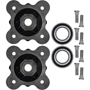 NICHE Rear Wheel Hub Kit Set For Polaris 2015-2018 Ranger 570 Crew EM1400 LSV Electric 5142964-067