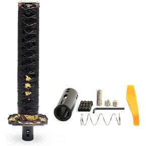 Katana Automatic Shift Knob for Lock/Button Automatic Transmission,Individuality Samurai Sword Gear Shifter Black + Red（20cm） in Kuwait