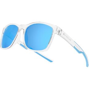 SUNWAVE Ultra-lightweight Design Lifestyle Sunglasses Outdoor Fishing Polarized UV400 Protection Men Women Running Sports (Wave Blue)