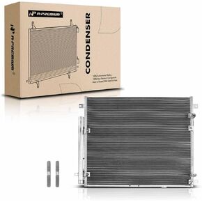 A-Premium A/C Condenser Replace# 89022521 - Compatible with 2004-2009 Cadillac SRX, 2005-2011 STS