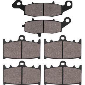 Front and Rear Brake Pads for Kawasaki Vulcan 2000 VN2000 2004-2009 Vulcan VN2000 Classic 2006-2010 Vulcan 1700 VN1700 Voyager 2009-2020 Vulcan 1700 VN1700 Vaquero 2011-2014