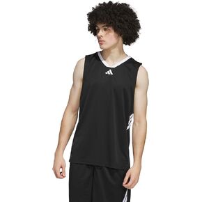adidas Men's Basketball Legends 3-Stripes Tank Top