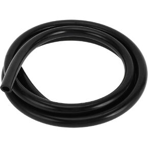 Silicone Vacuum Tubing Hose Engine 5.5FT 1/2" 12mm ID 2.5mm Thickness for Ford Automotive Vacuum Line Silicone Black High Temperature