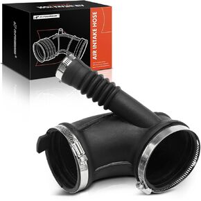 A-Premium Engine Air Intake Hose Tube W/Clamps [DOHC, L6 3.0L, Petrol] Compatible with BMW [E53 Series] X5 3.0i 2001-2006, Sport Utility, 4-Door