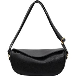 Shoulder Bags for Women Vegan Leather Purse Trendy Crossbody Bag Dumpling Purses Tote Handbags with Zip