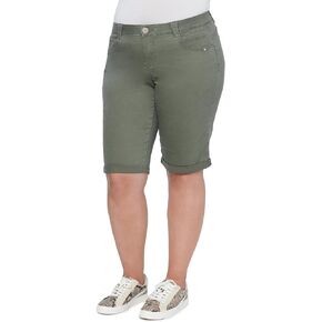 Democracy Women's Plus Size Ab Solution Bermuda Short
