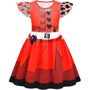 Girls Princess Costume Birthday Party Dress Halloween Cosplay Outfits