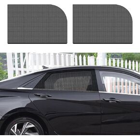 2PCS Car Window Shades, Car Side Window Sun Shades, Breathable Mesh Car Window Covers for Baby/Camping Heat Block UV Protection, Car Privacy Curtains Universal Fits Most Car, Truck, RV