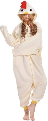 CANASOUR Halloween Custume Adult Anime Unisex Cow Polyster Women's Onesie Costume in Kuwait