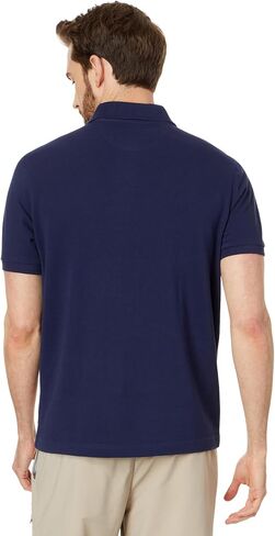 U.S. Polo Assn. Men's Graphic Diagonal Pieced Pique Short Sleeve Polo Shirt in Saudi Arabia